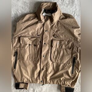 Frogg Toggs Waterproof Fishing Jacket XXL Tan Tactical Outdoor Rain Coat